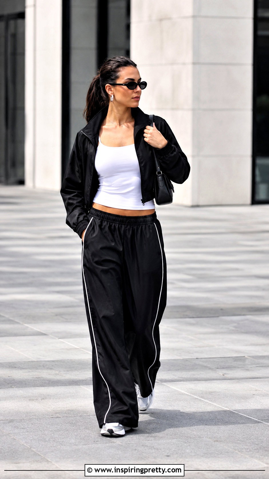 Wide Leg Track Pants Deportivo Outfit - 50 top deportivo outfit ideas