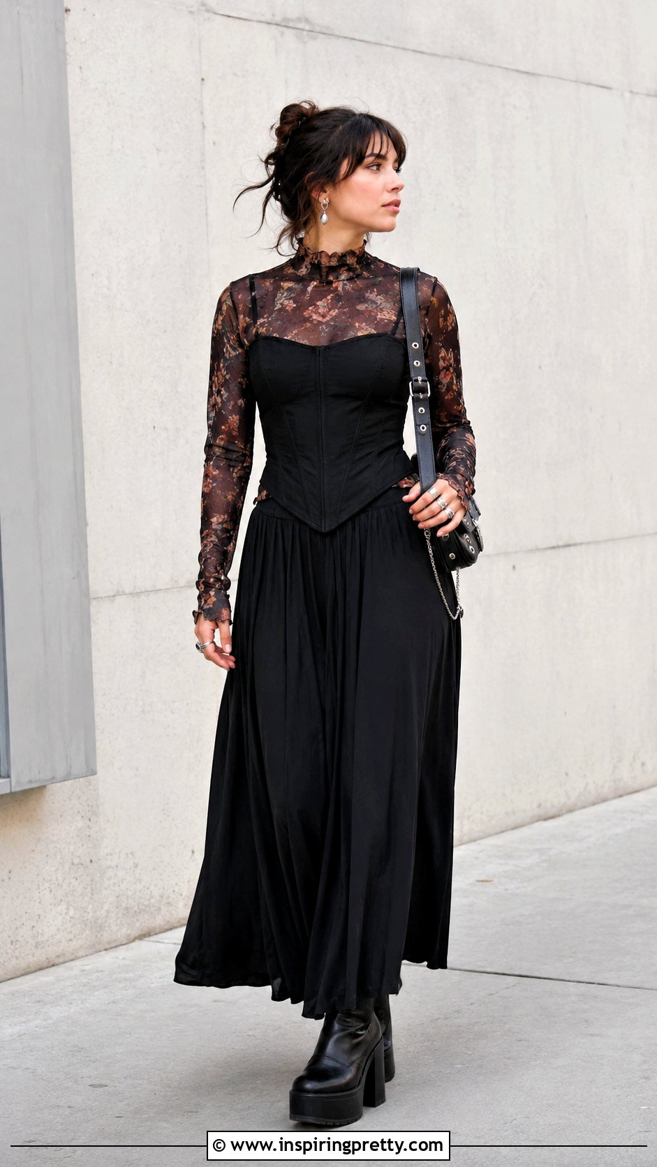 Wild Fable Corset Top Over A Mesh Top - 20 wild fable corset top outfit ideas