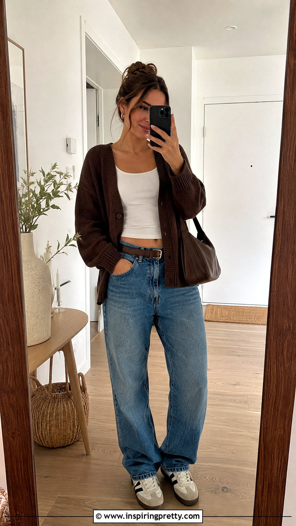 Wild Fable White Top With A Cardigan And Jeans - 20 wild fable white top outfit ideas