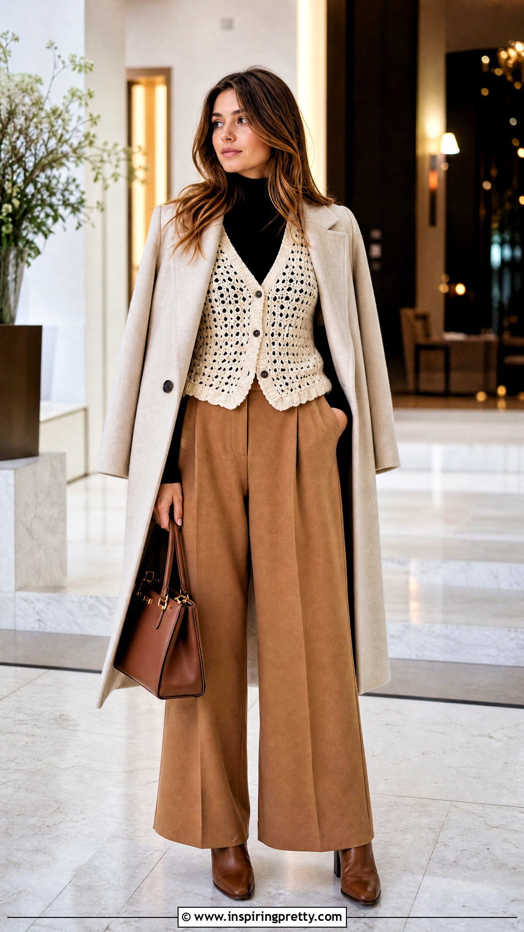 Winter Layered Crochet Outfit - 50 top uncinetto outfit ideas
