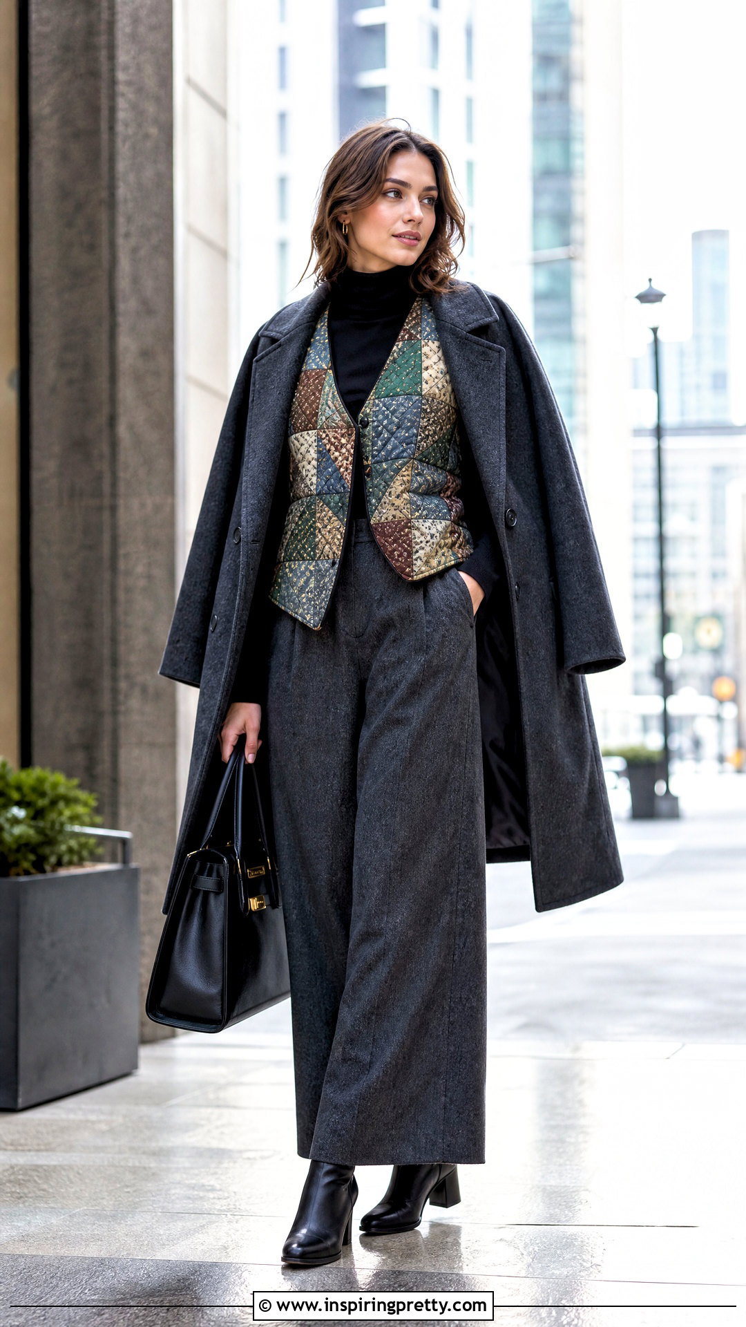 Winter Patchwork Top Outfit - 50 patchwork top outfit ideas