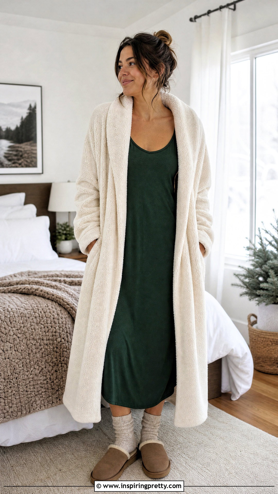 Winter Tank Top Nightgown With Fleece Robe - 25 Tank Top Nightgown ideas