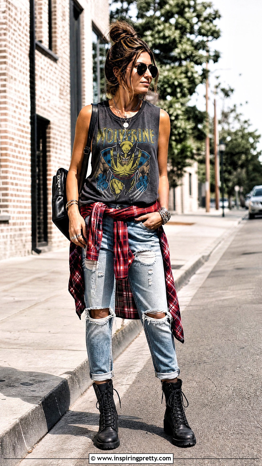 Wolverine Comic Tank Top With Distressed Jeans - 25 wolverine tank top comics