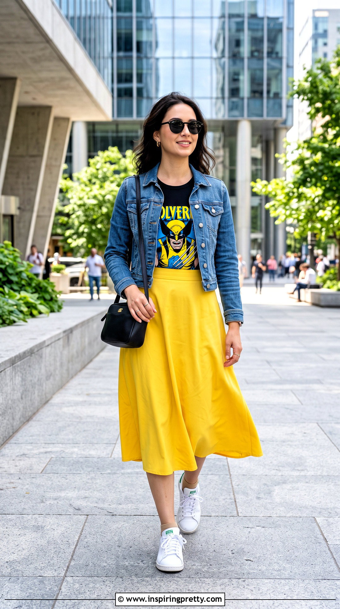 Wolverine Comic Tank Top With Yellow Midi Skirt - 25 wolverine tank top comics