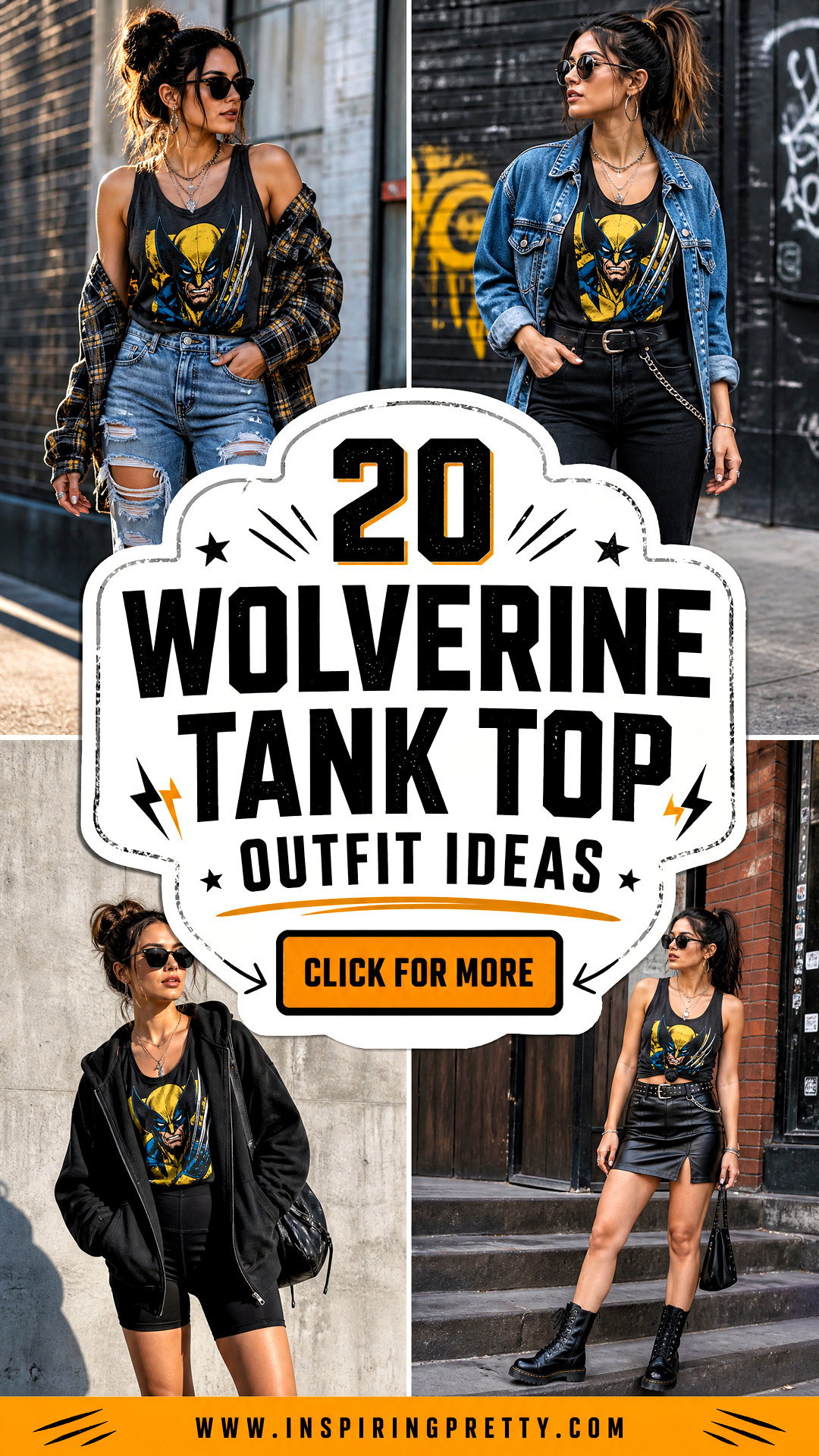 20 Wolverine Tank Top Outfit Ideas for Rugged Summer Style - 20 Wolverine Tank Top Outfit Ideas for Rugged Summer Style