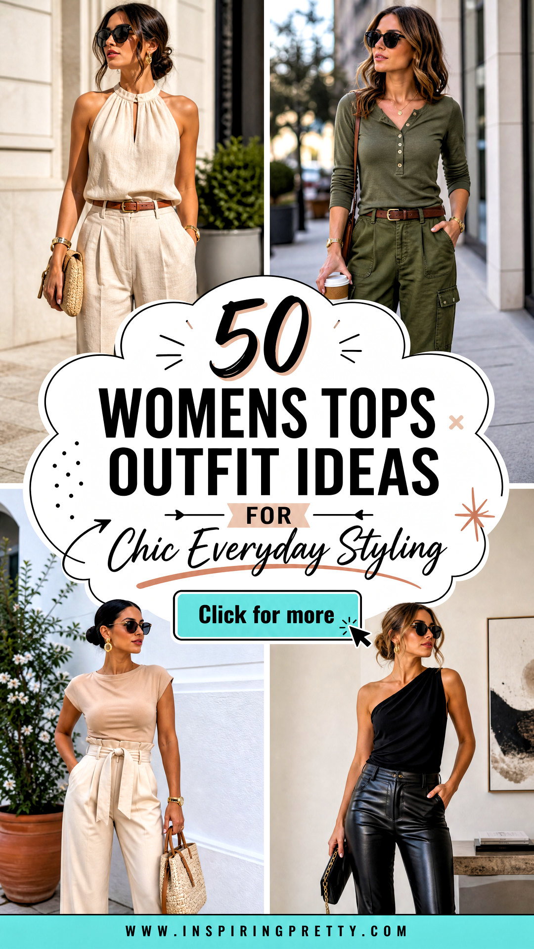50 Womens Tops Outfit Ideas for Chic Everyday Styling - 50 Womens Tops Outfit Ideas for Chic Everyday Styling