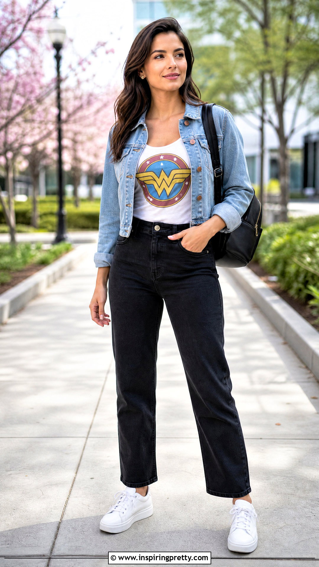 Wonder Woman Tank Top With A Denim Jacket - 25 wonder woman tank top outfit ideas