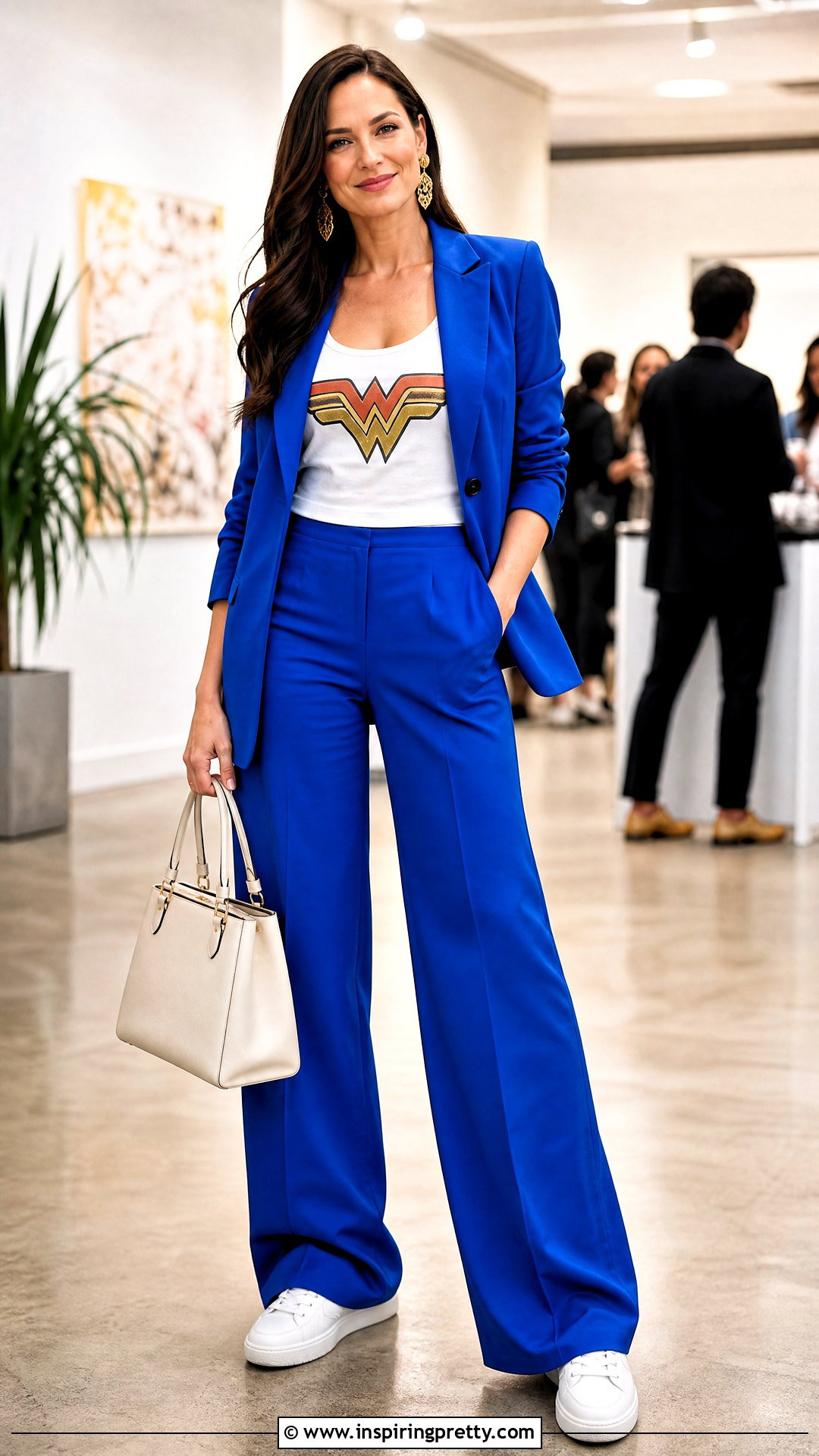 Wonder Woman Tank Top With A Suit - 25 wonder woman tank top outfit ideas