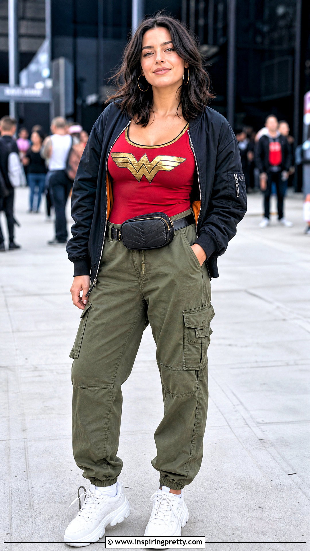 Wonder Woman Tank Top With Cargo Pants - 25 wonder woman tank top outfit ideas