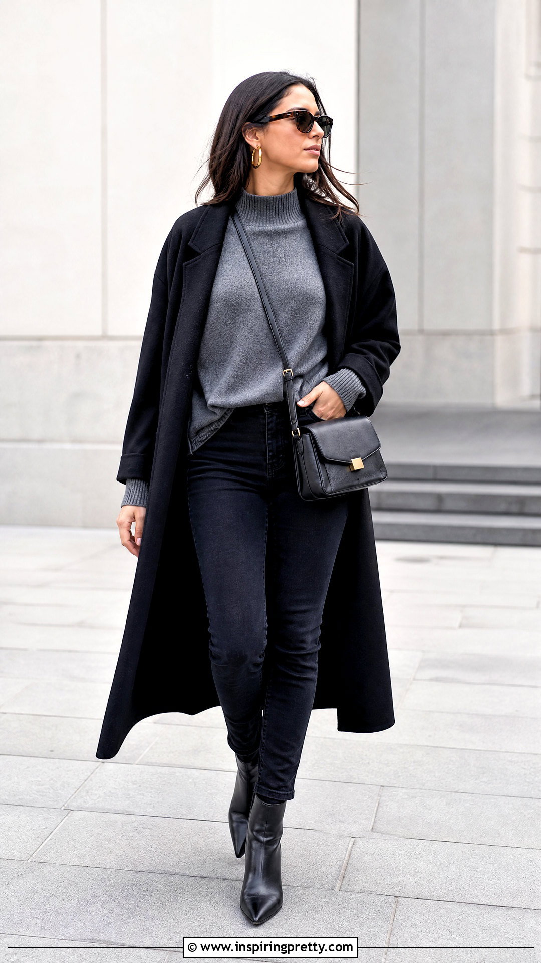 Woolen Dolman Sleeve Top With Skinny Jeans - 50 woolen tops for women