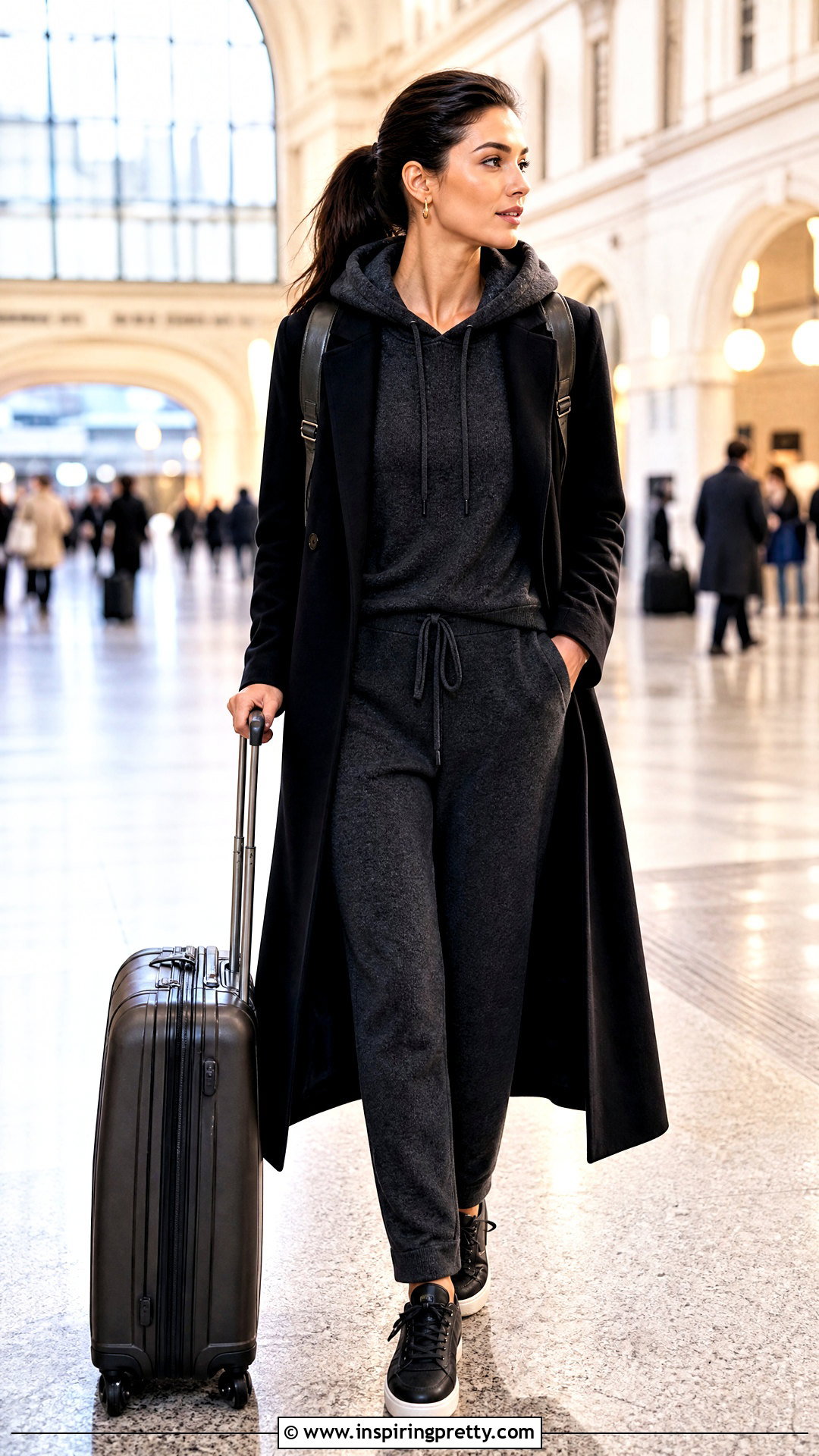 Woolen Hooded Top With Straight Leg Pants - 50 woolen tops for women