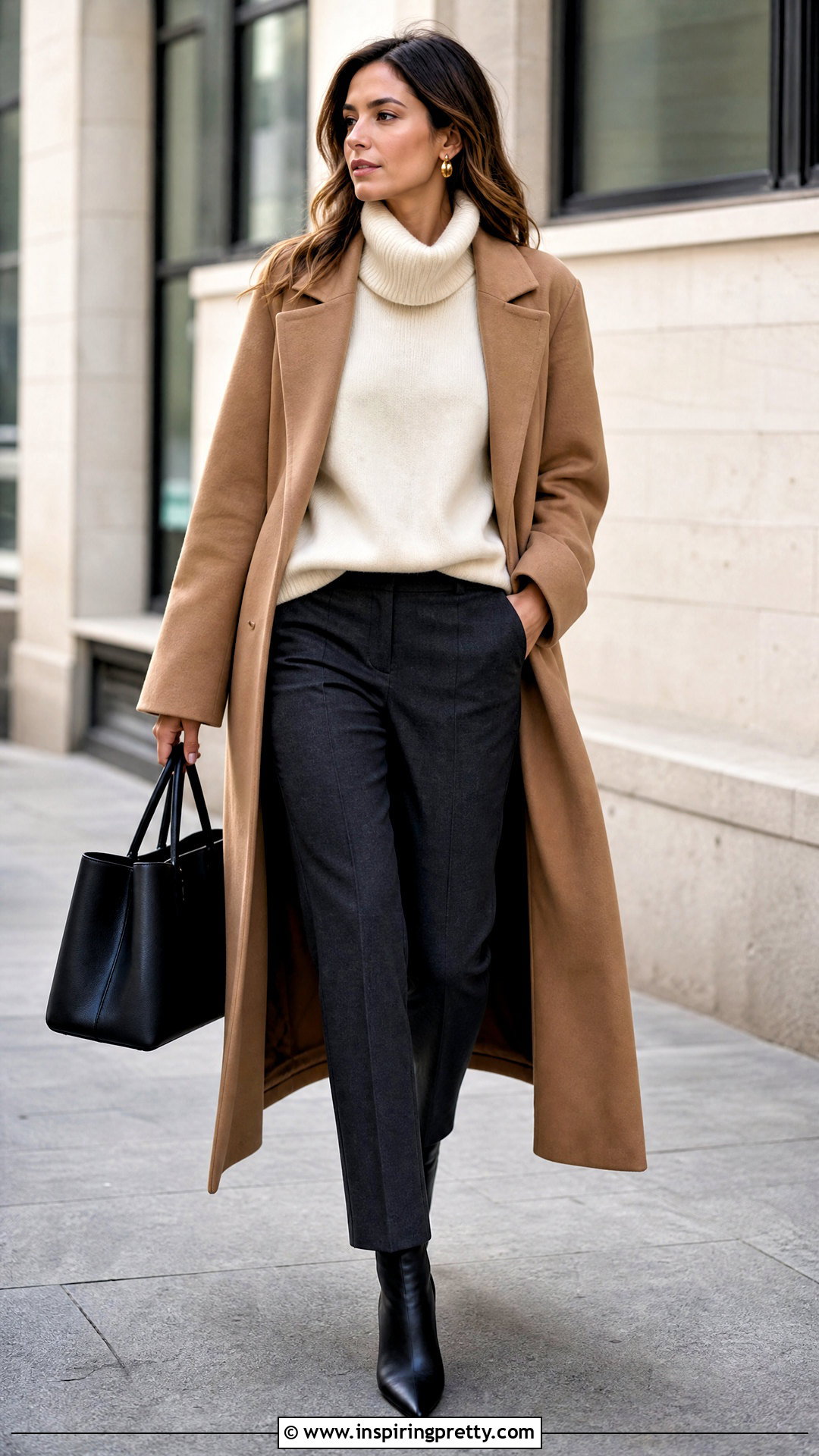Woolen Oversized Top With Slim Trousers - 50 woolen tops for women