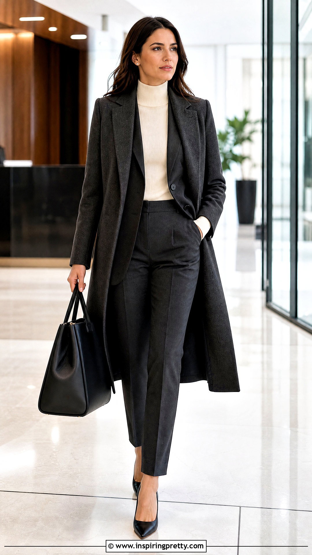 Woolen Top With Office Suit - 50 woolen top outfit ideas