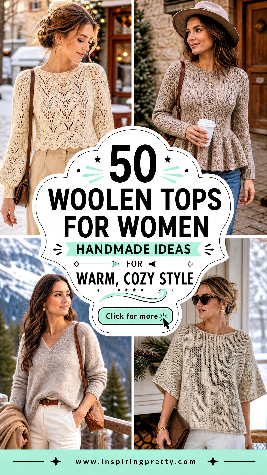 50 Woolen Tops for Women Handmade Ideas for Warm Cozy Style - 50 Woolen Tops for Women Handmade Ideas for Warm, Cozy Style