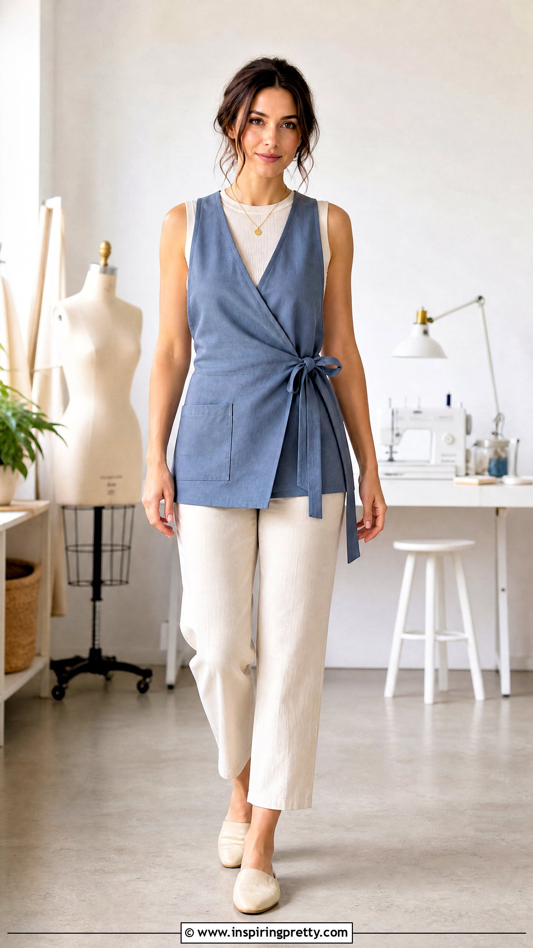 Wrap Apron Top - 20 apron top tutorials