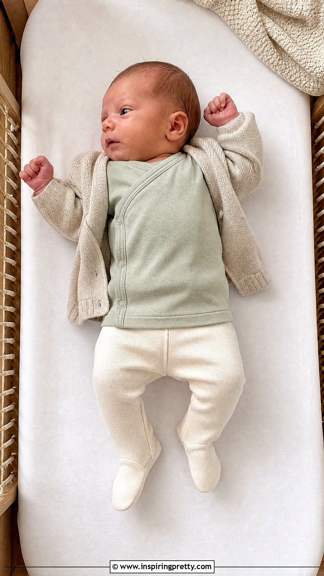 Wrap Baby Top With Footed Leggings - 50 baby tops designs