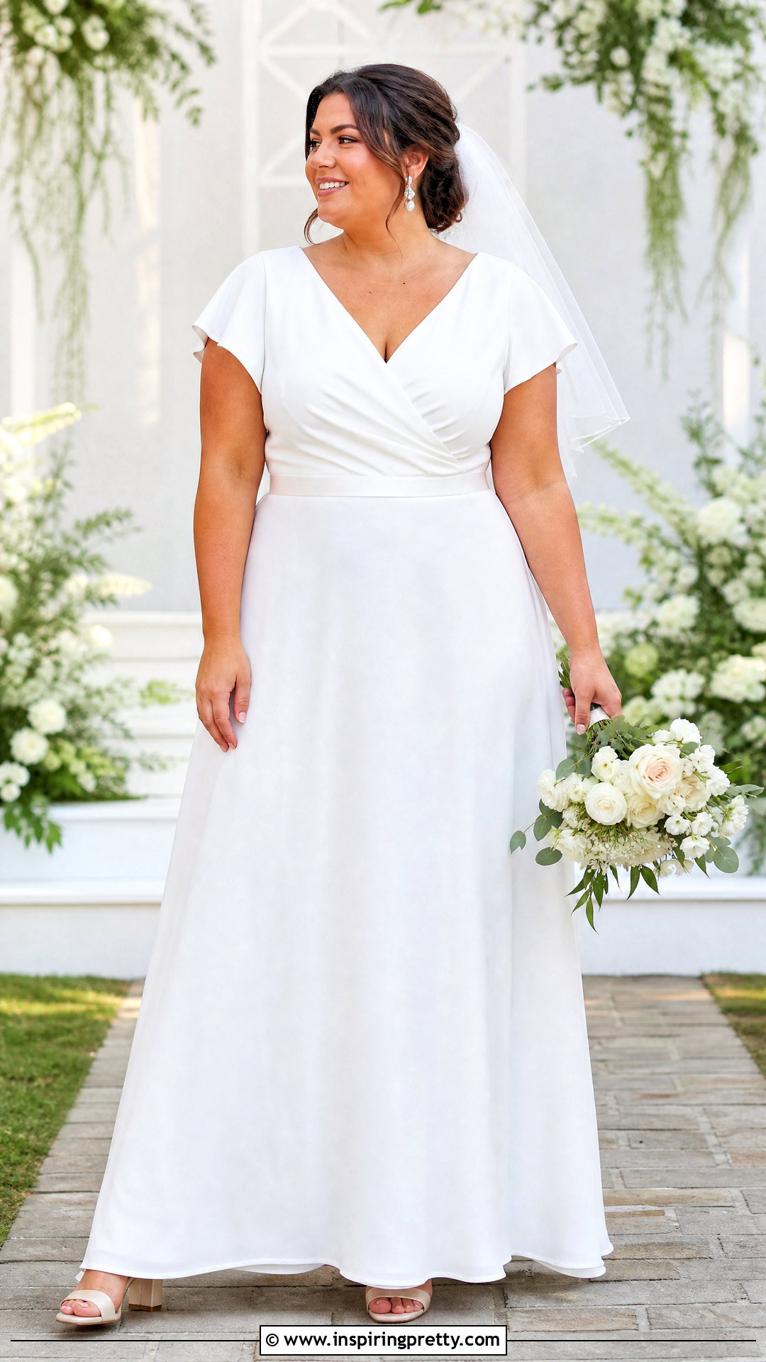 Wrap Bridal Top With A Line Skirt - 25 bridal skirts and tops outfit ideas