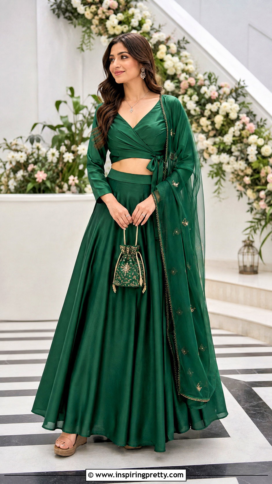 Wrap Crop Top Lehenga - 50 Modern Lehenga Designs Crop Tops outfit ideas