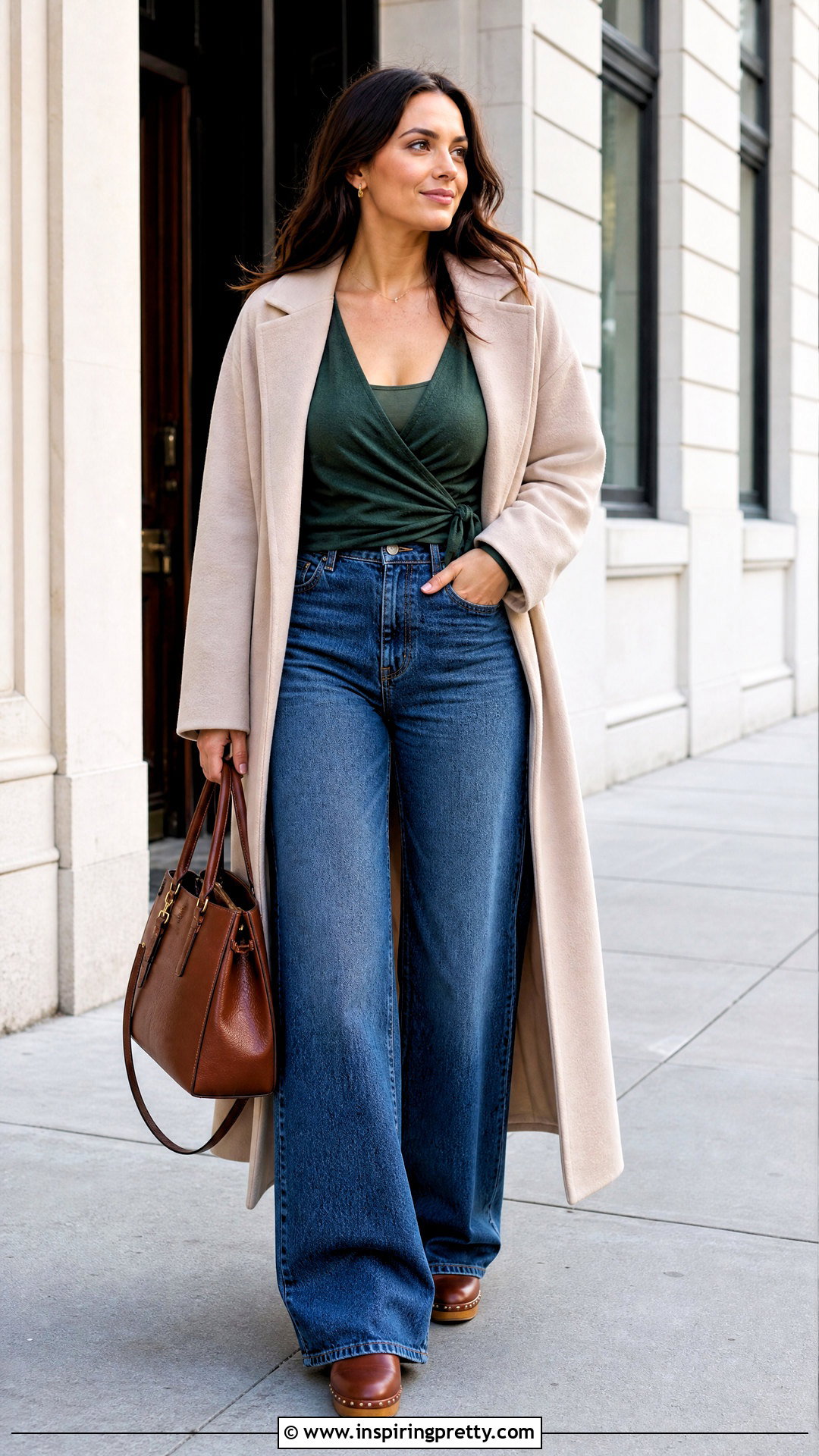 Wrap Top Casual Outfit - 50 casual tops for women