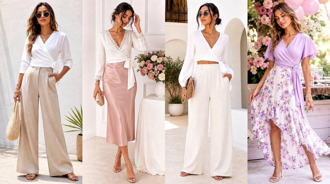 50 Wrap Top Outfit Classy Ideas for Effortless Chic Style