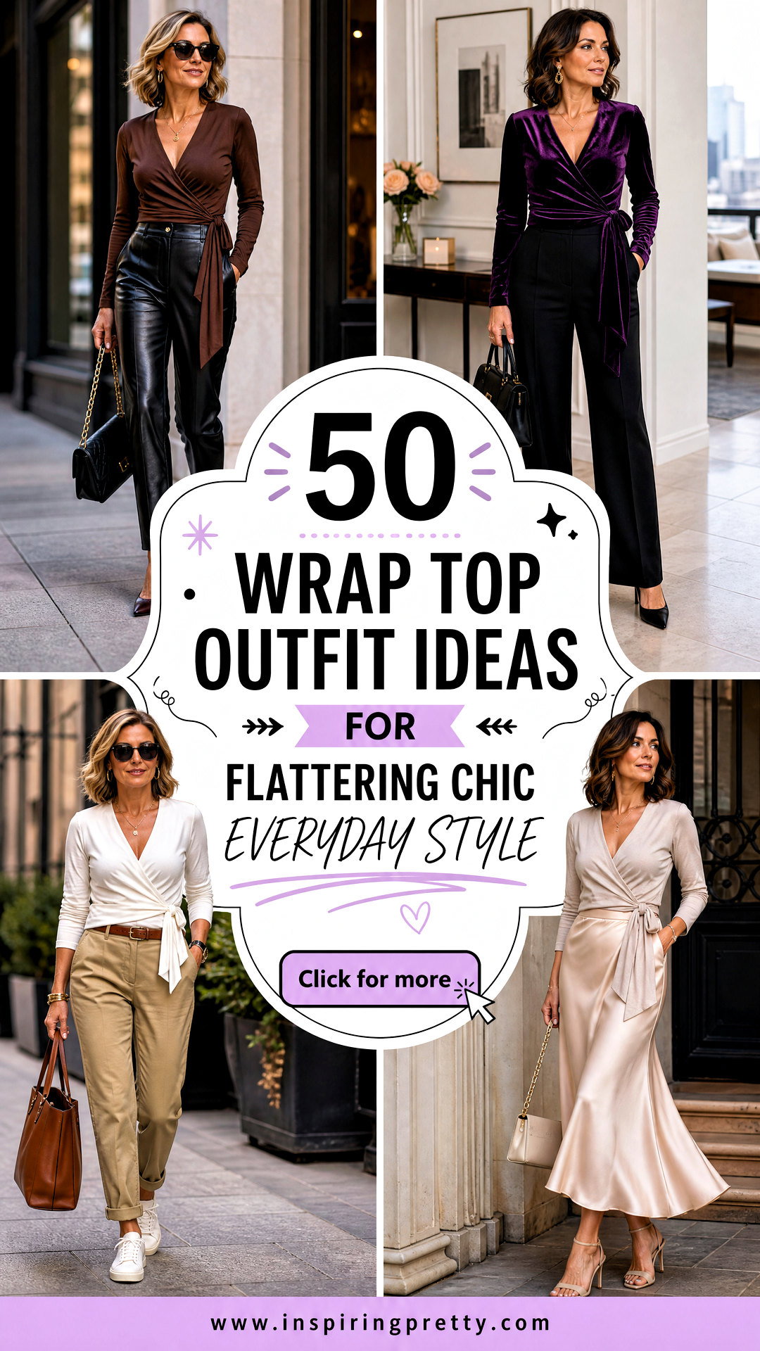 50 Wrap Top Outfit Ideas for Flattering Chic Everyday Style - 50 Wrap Top Outfit Ideas for Flattering Chic Everyday Style
