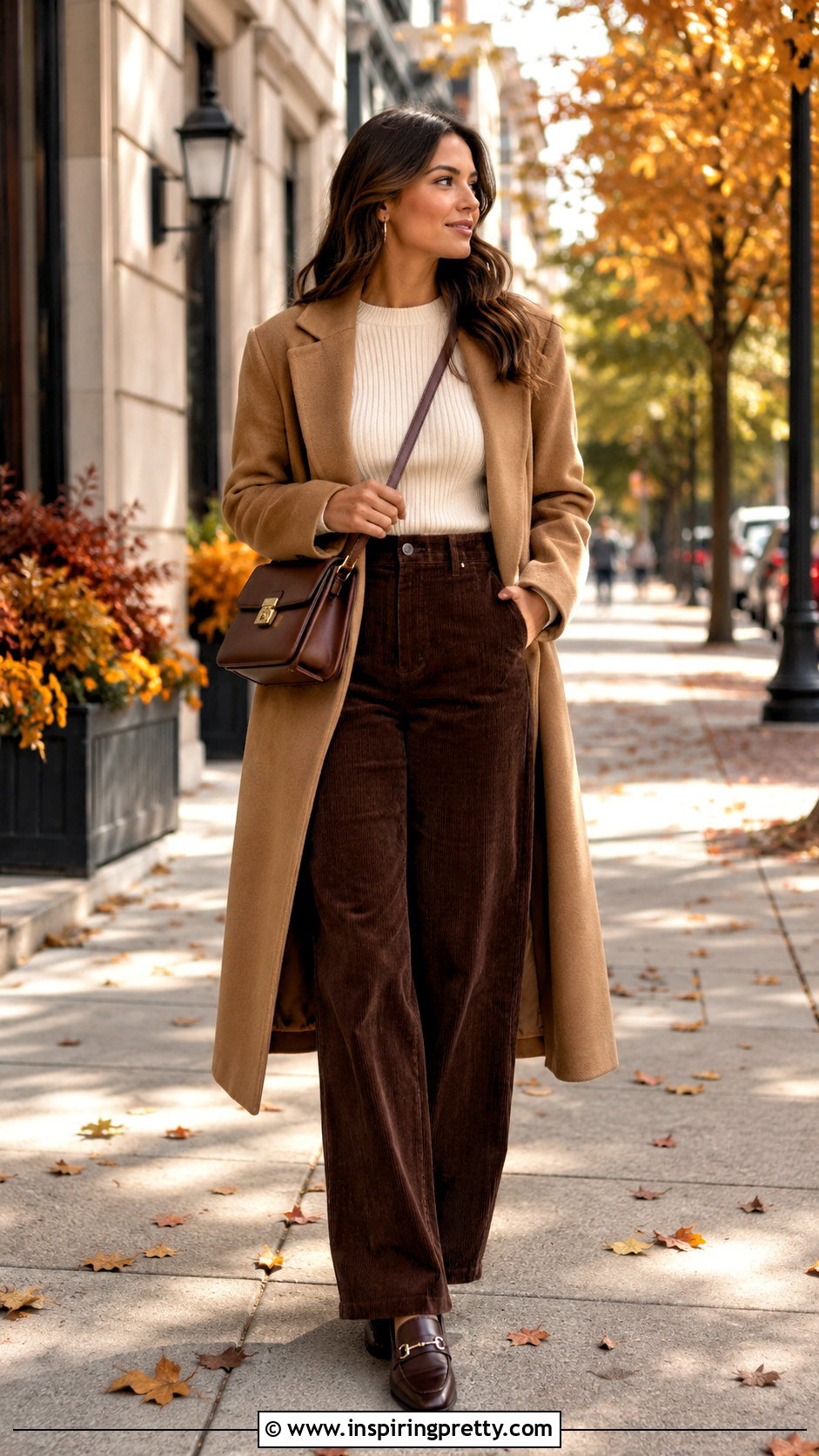 XOXO Knit Top With Corduroy Pants - 20 Xoxo Tops outfit ideas