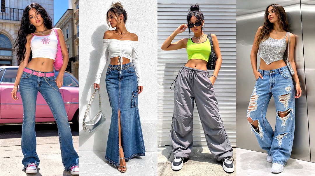 50 Y2K Crop Top Outfit Ideas for Trendy Throwback Style