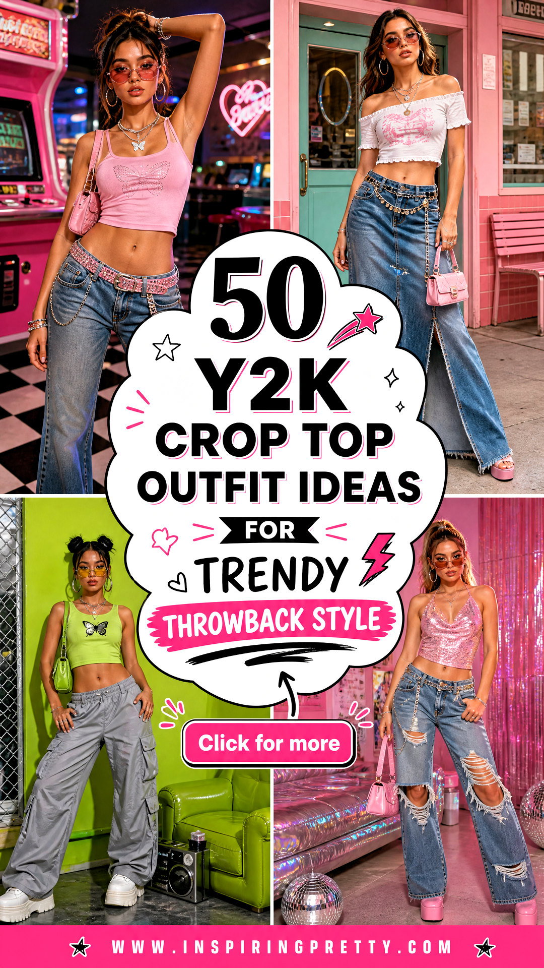 50 Y2K Crop Top Outfit Ideas for Trendy Throwback Style - 50 Y2K Crop Top Outfit Ideas for Trendy Throwback Style