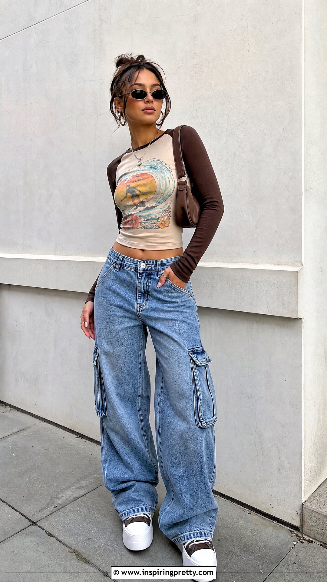Y K Graphic Long Sleeve Top Outfit - 50 long sleeve tops aesthetics