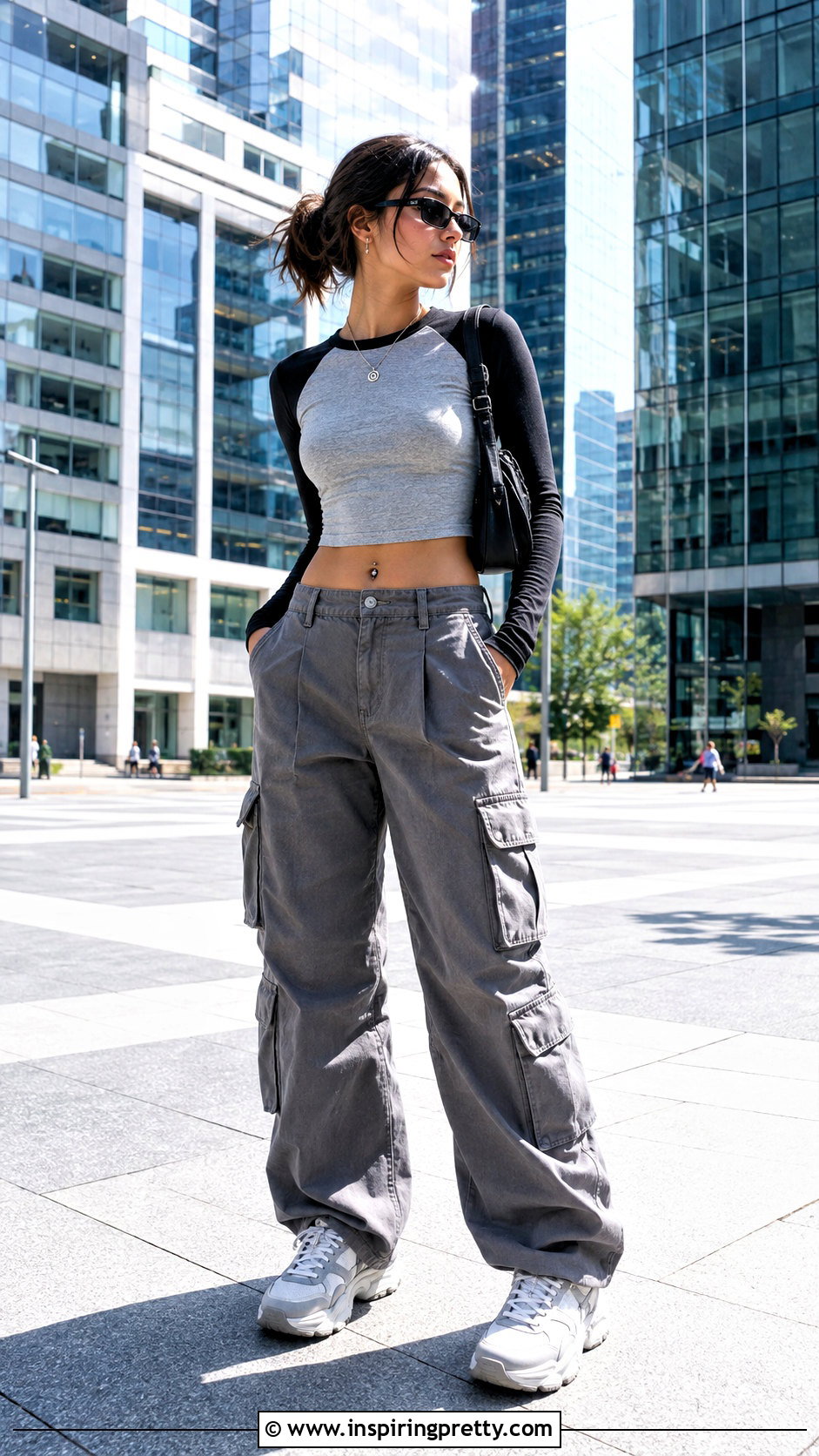Y K Long Sleeve Crop Top Outfit - 25 Y2K Tops For Girls