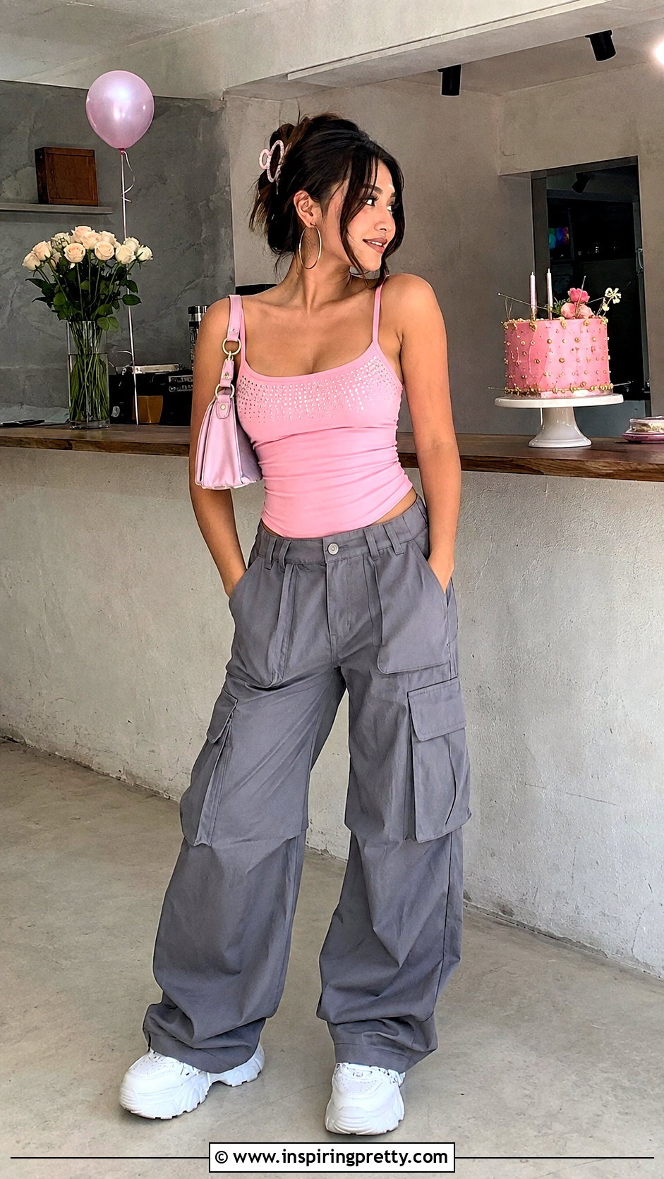 Y K Rhinestone Tank Top Outfit - 25 Y2K Tops For Girls