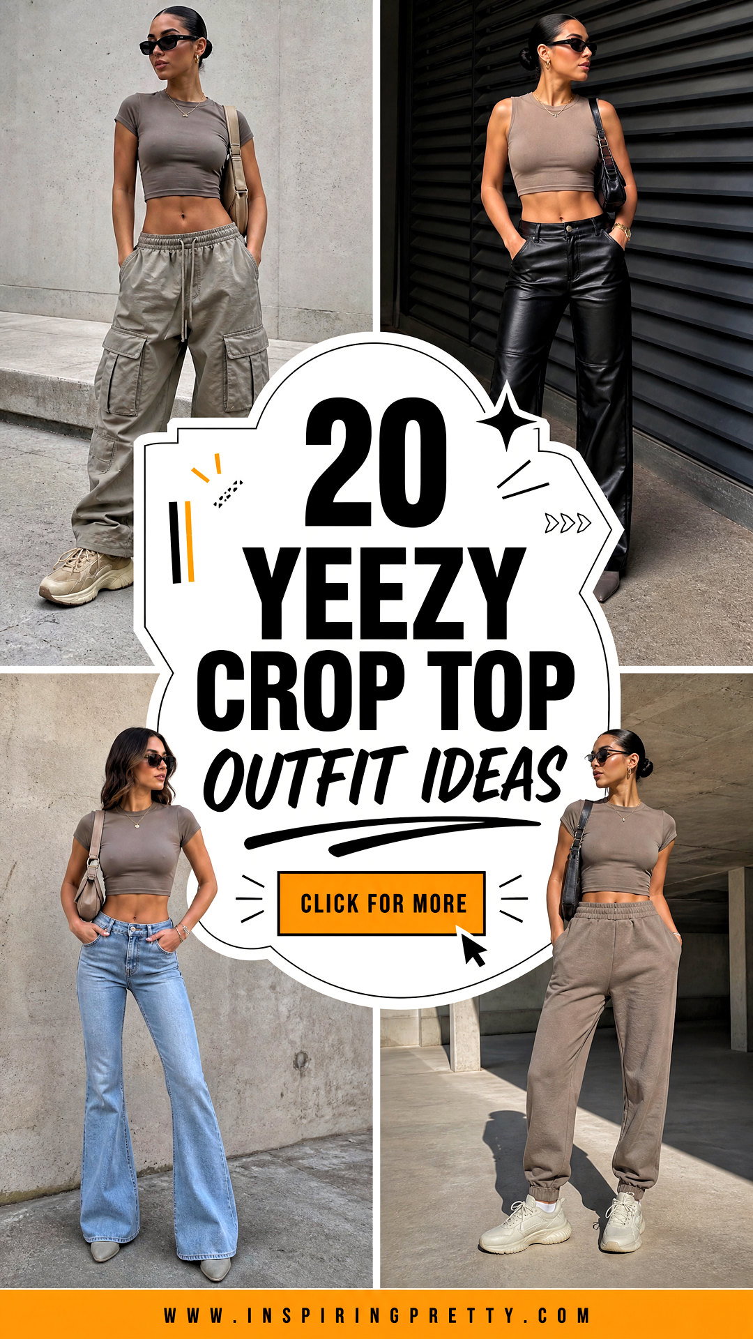 20 Yeezy Crop Top Outfit Ideas for Cool Streetwear Looks - 20 Yeezy Crop Top Outfit Ideas for Cool Streetwear Looks