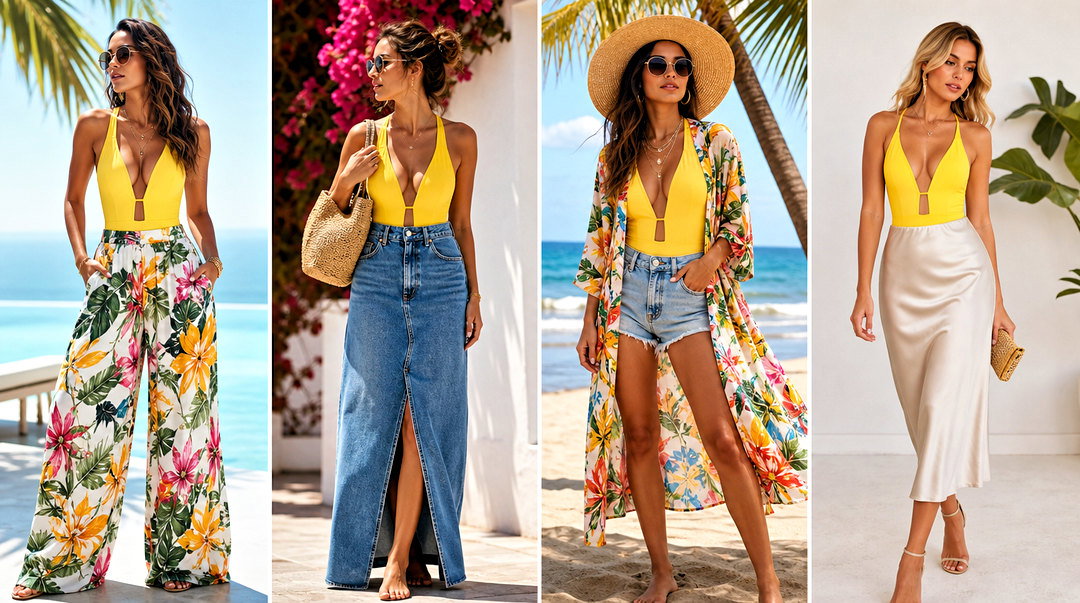 25 Yellow Swimsuit Top Outfit Ideas for a Sunny Getaway