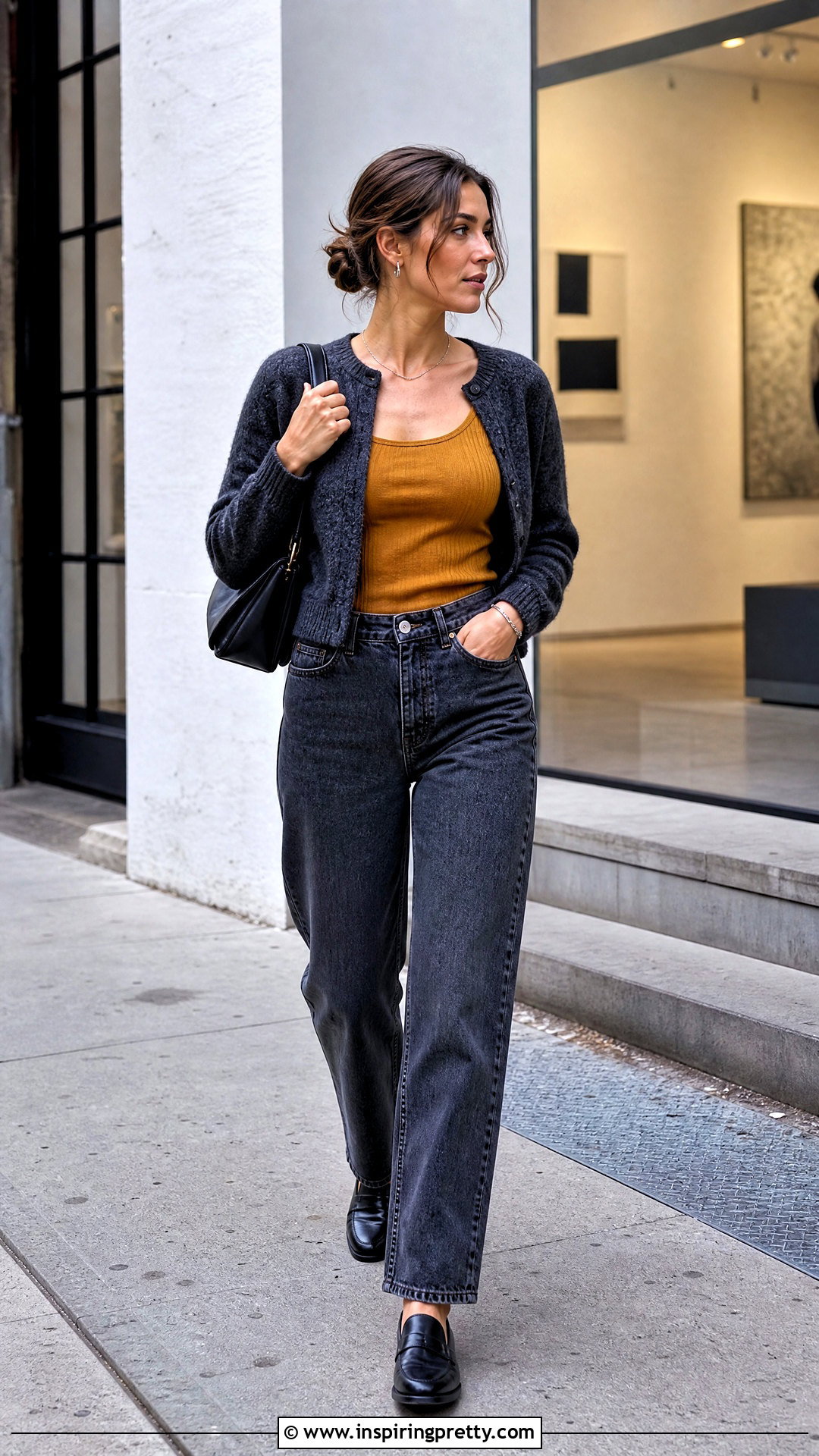 Yellow Tank Top With Gray Jeans - How To Style Yellow Tank Tops (20 Ways)
