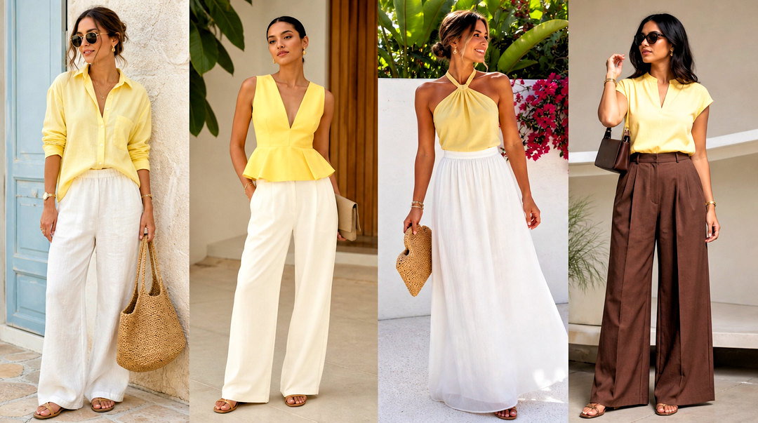 20 Yellow Top Fashion Style Outfit Ideas for Brighter Looks