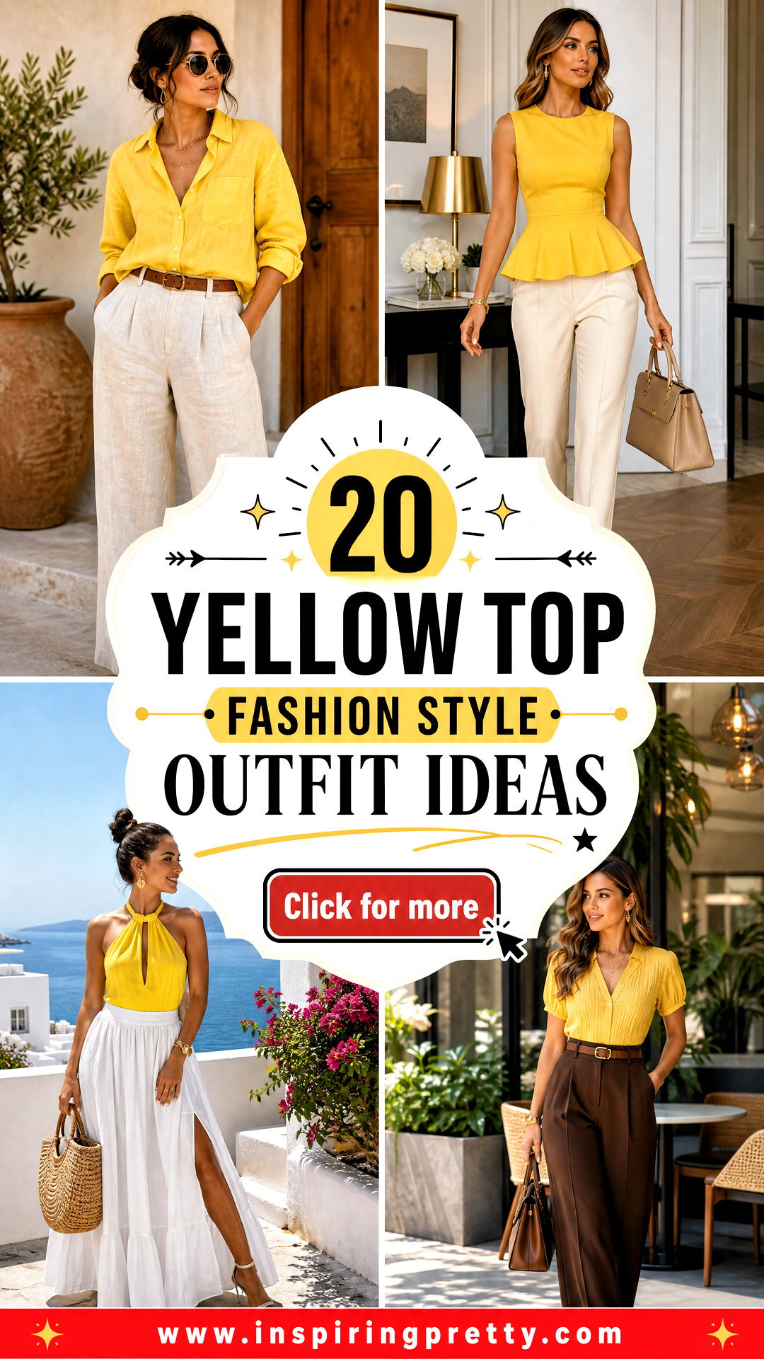 20 Yellow Top Fashion Style Outfit Ideas for Brighter Looks - 20 Yellow Top Fashion Style Outfit Ideas for Brighter Looks