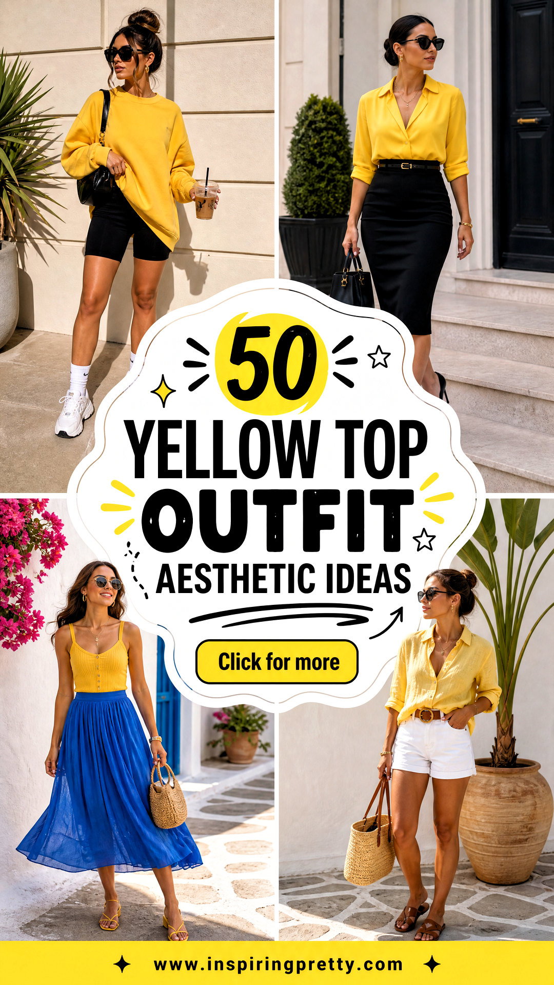 50 Yellow Top Outfit Aesthetic Ideas for a Fresh Summer Look - 50 Yellow Top Outfit Aesthetic Ideas for a Fresh Summer Look