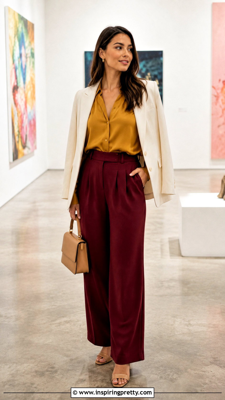 Yellow Top With Red Pants - how to style yellow top (50 ways)