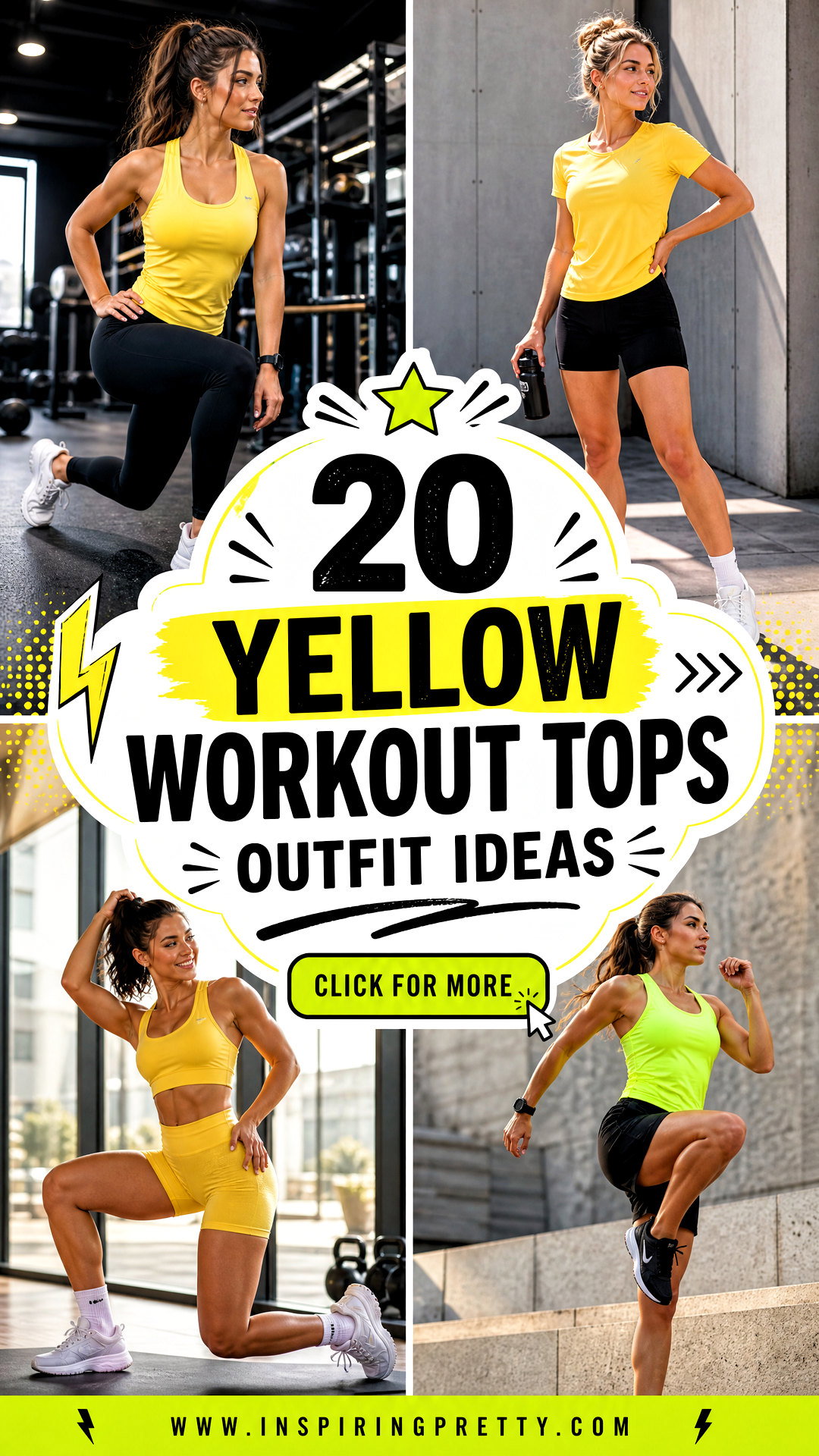 20 Yellow Workout Tops Outfit Ideas for Energized Style - 20 Yellow Workout Tops Outfit Ideas for Energized Style