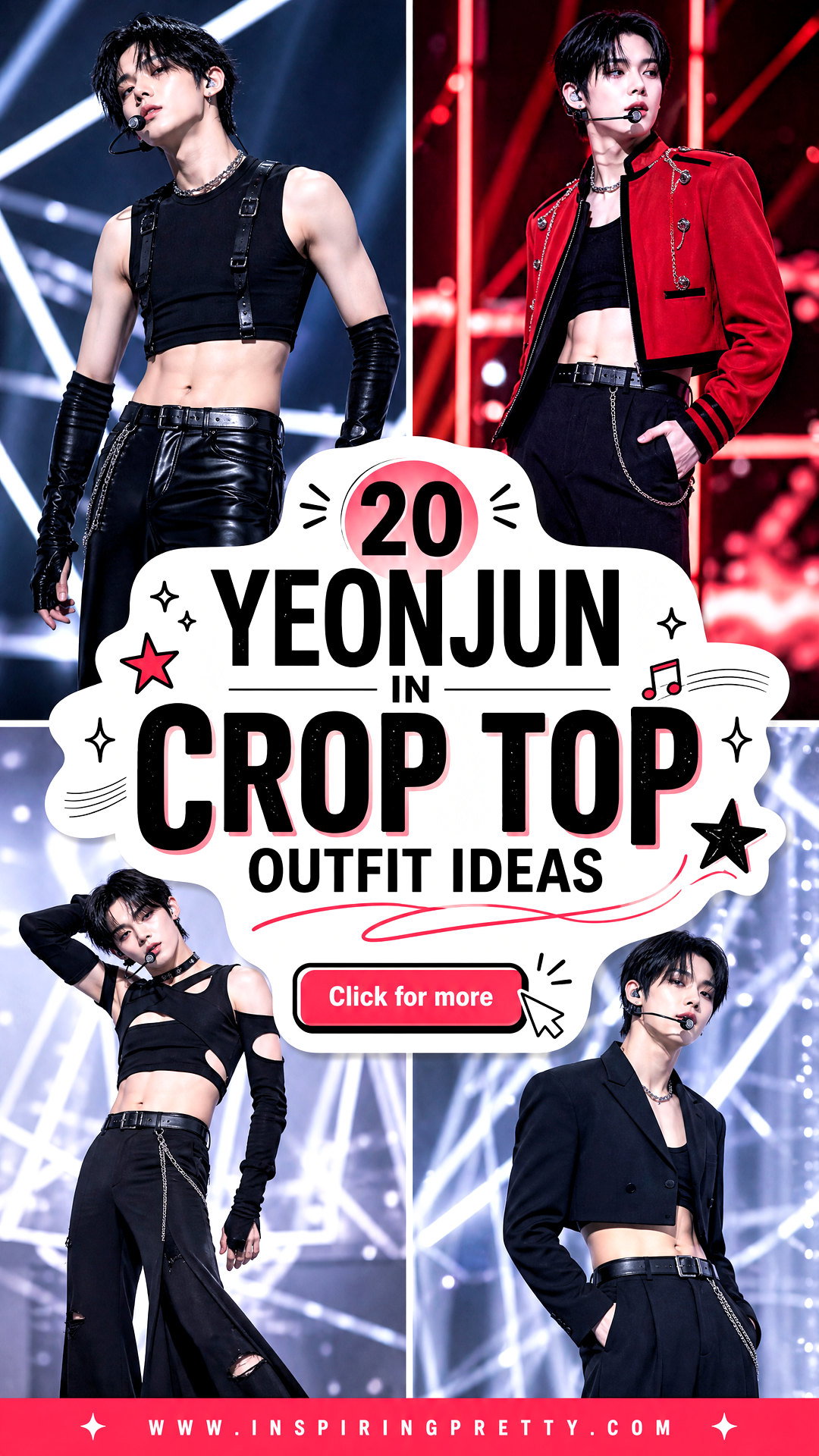 20 Yeonjun in Crop Top Outfit Ideas K-Pop Fans Will Love - 20 Yeonjun in Crop Top Outfit Ideas K-Pop Fans Will Love