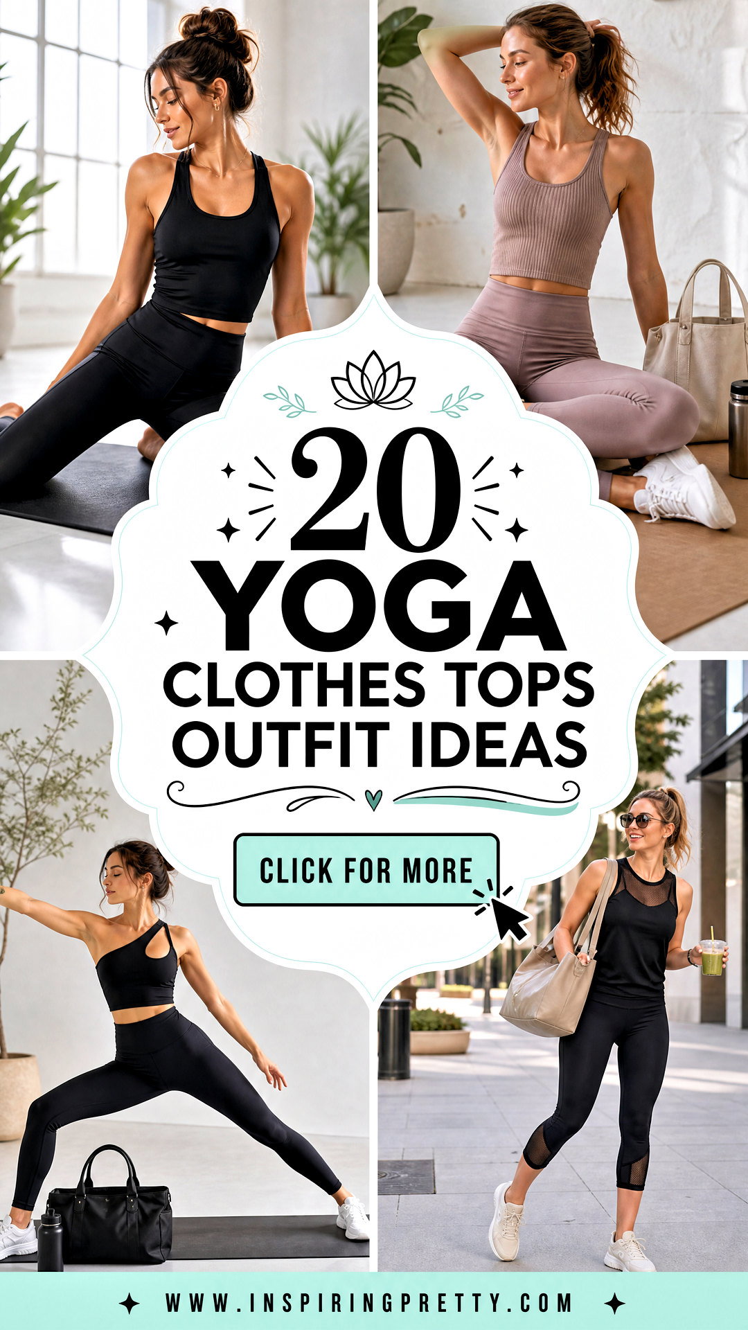 20 Yoga Clothes Tops Outfit Ideas for Studio-to-Street Style - 20 Yoga Clothes Tops Outfit Ideas for Studio-to-Street Style