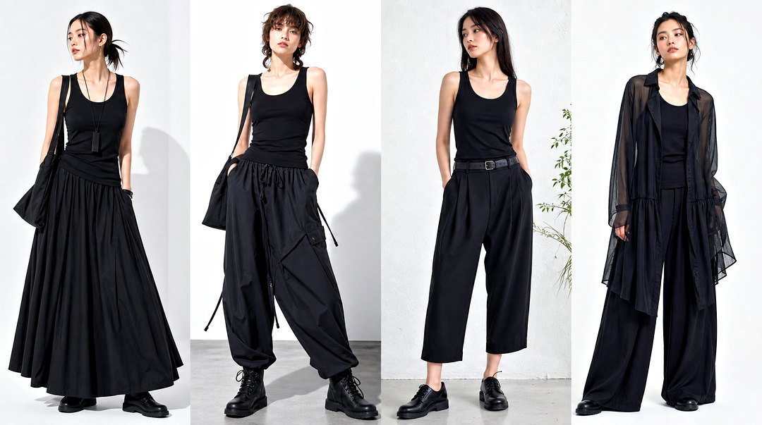 20 Yohji Yamamoto Tank Top Outfit Ideas for Street Style