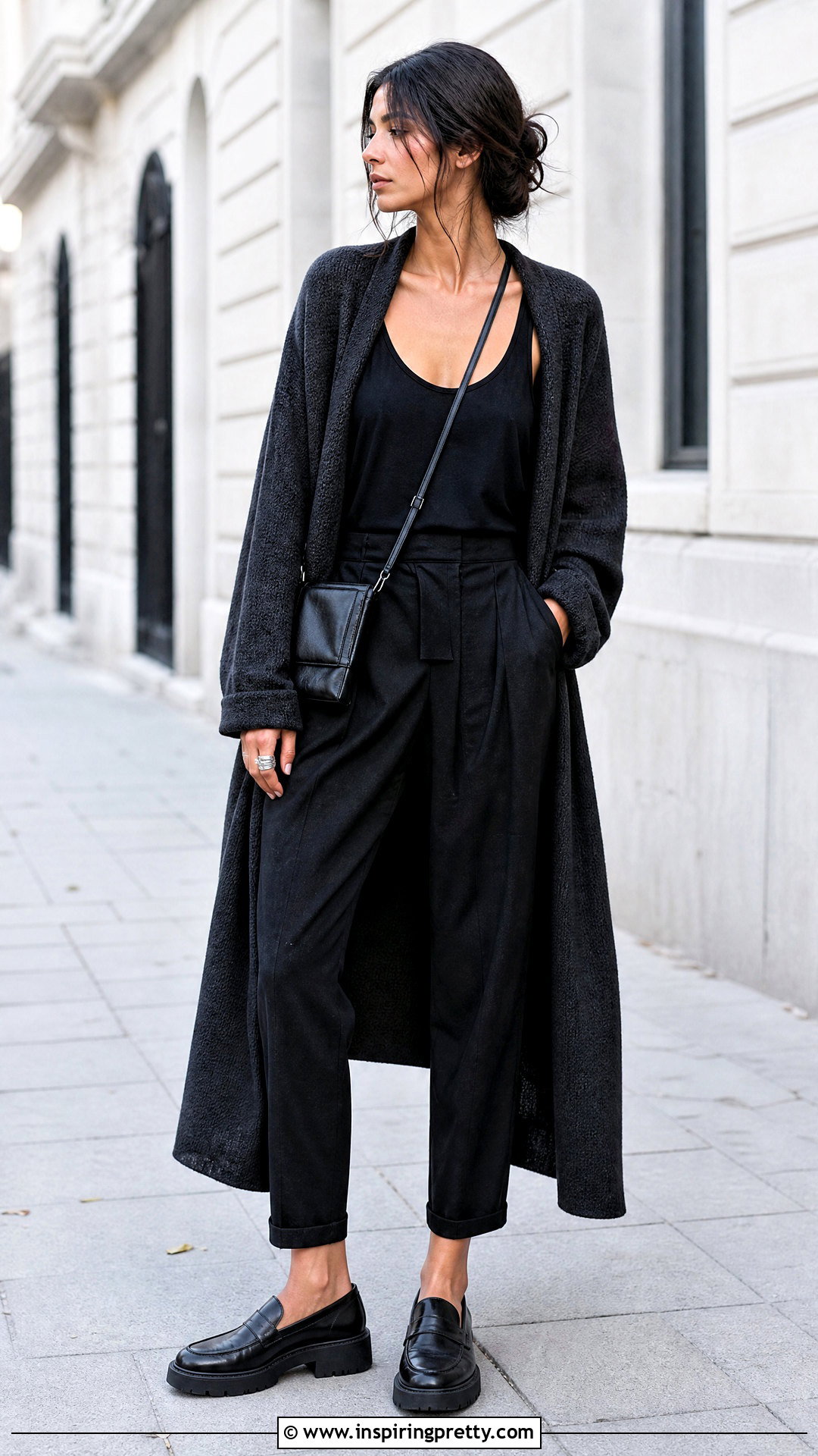 Yohji Yamamoto Tank Top With Long Cardigan - 20 yohji yamamoto tank top outfit ideas