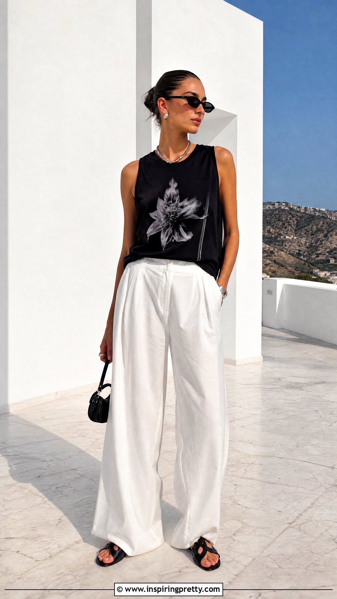 Yohji Yamamoto Tank Top With White Trousers - 20 yohji yamamoto tank top outfit ideas