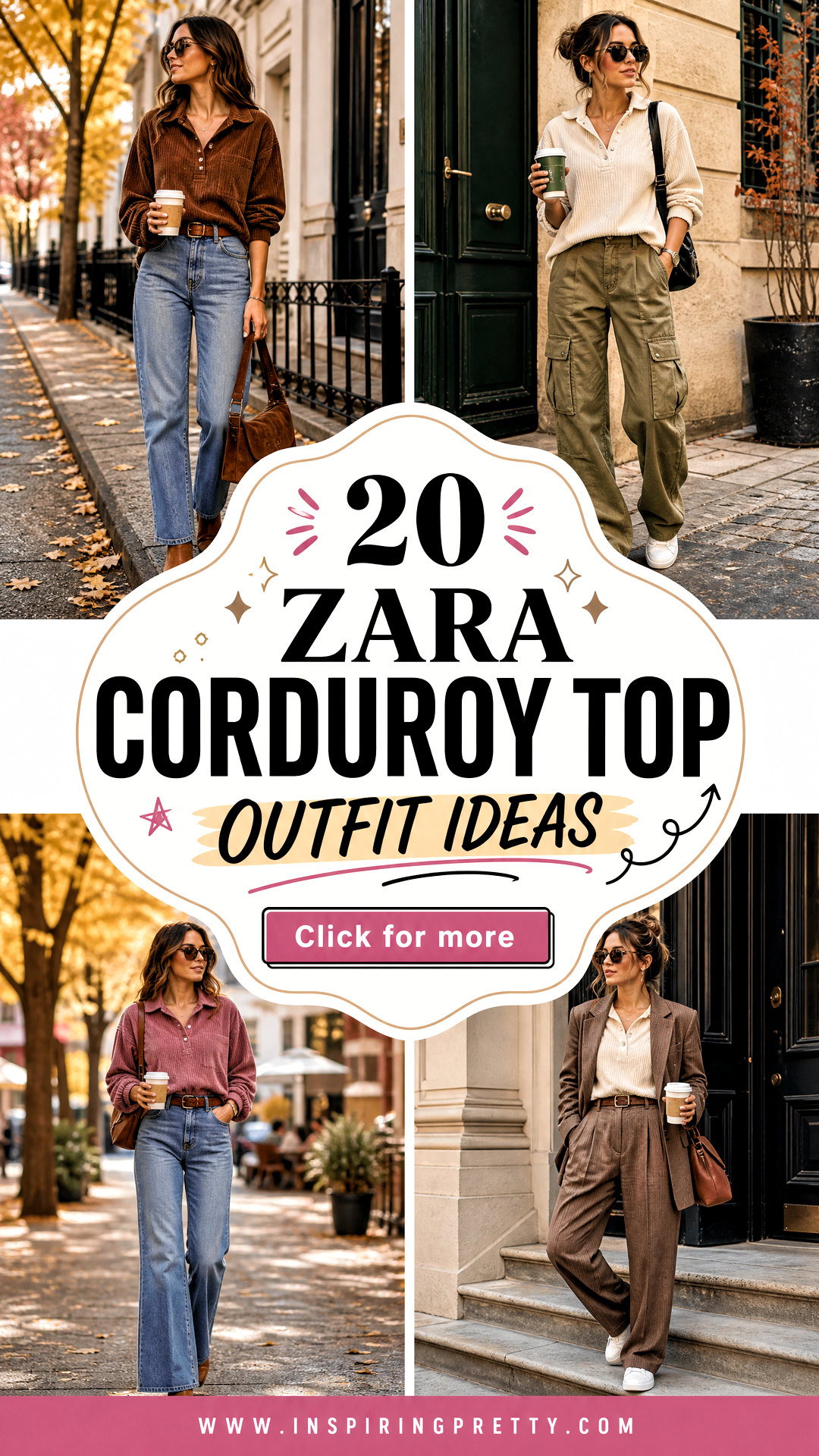 20 Zara Corduroy Top Outfit Ideas for Cozy Transitional Style - 20 Zara Corduroy Top Outfit Ideas for Cozy Transitional Style