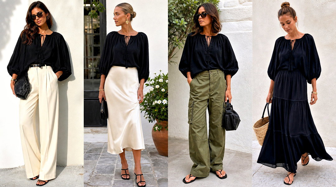 20 Zara Peasant Top Outfit Ideas for Breezy Weekend Style