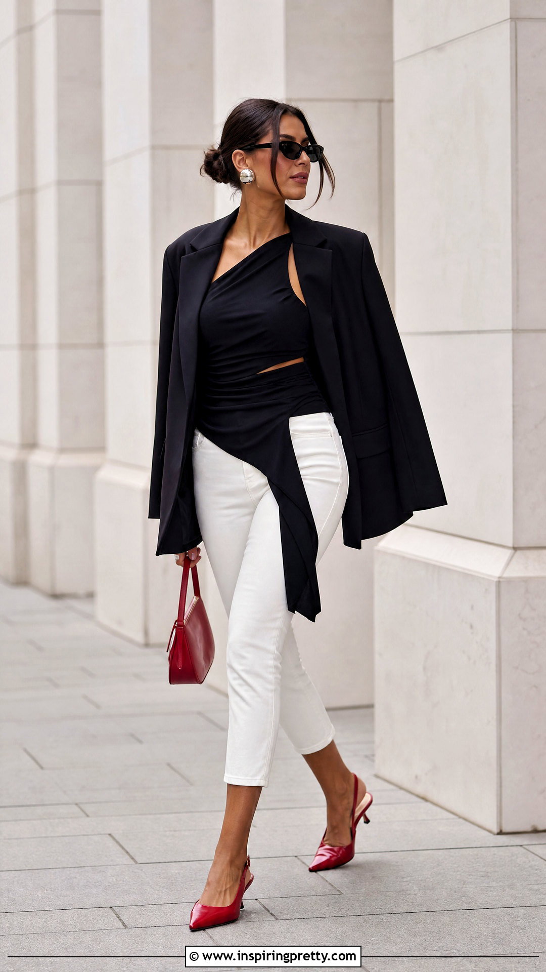 Zara Ruched Asymmetric Top With Capri Pants - 20 ruched asymmetric top zara outfit ideas
