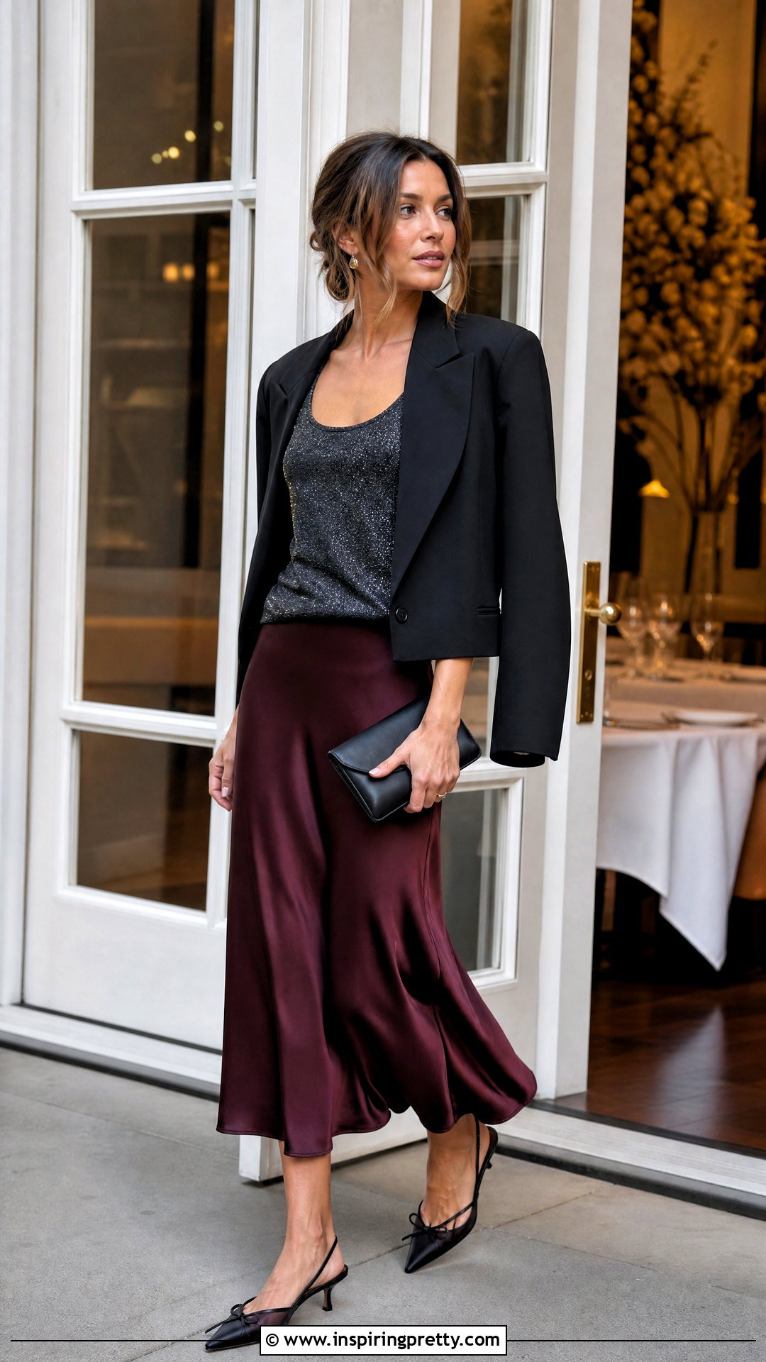 Zara Sparkly Tank Top With Slip Skirt - 20 zara sparkly tank top outfit ideas