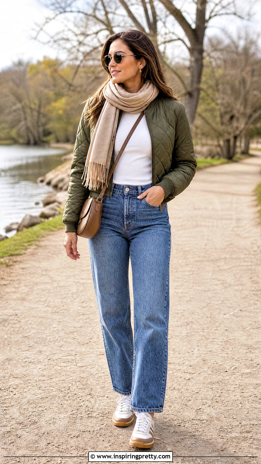 Zara White Vest Top With a Quilted Jacket - 25 zara white vest top outfit ideas