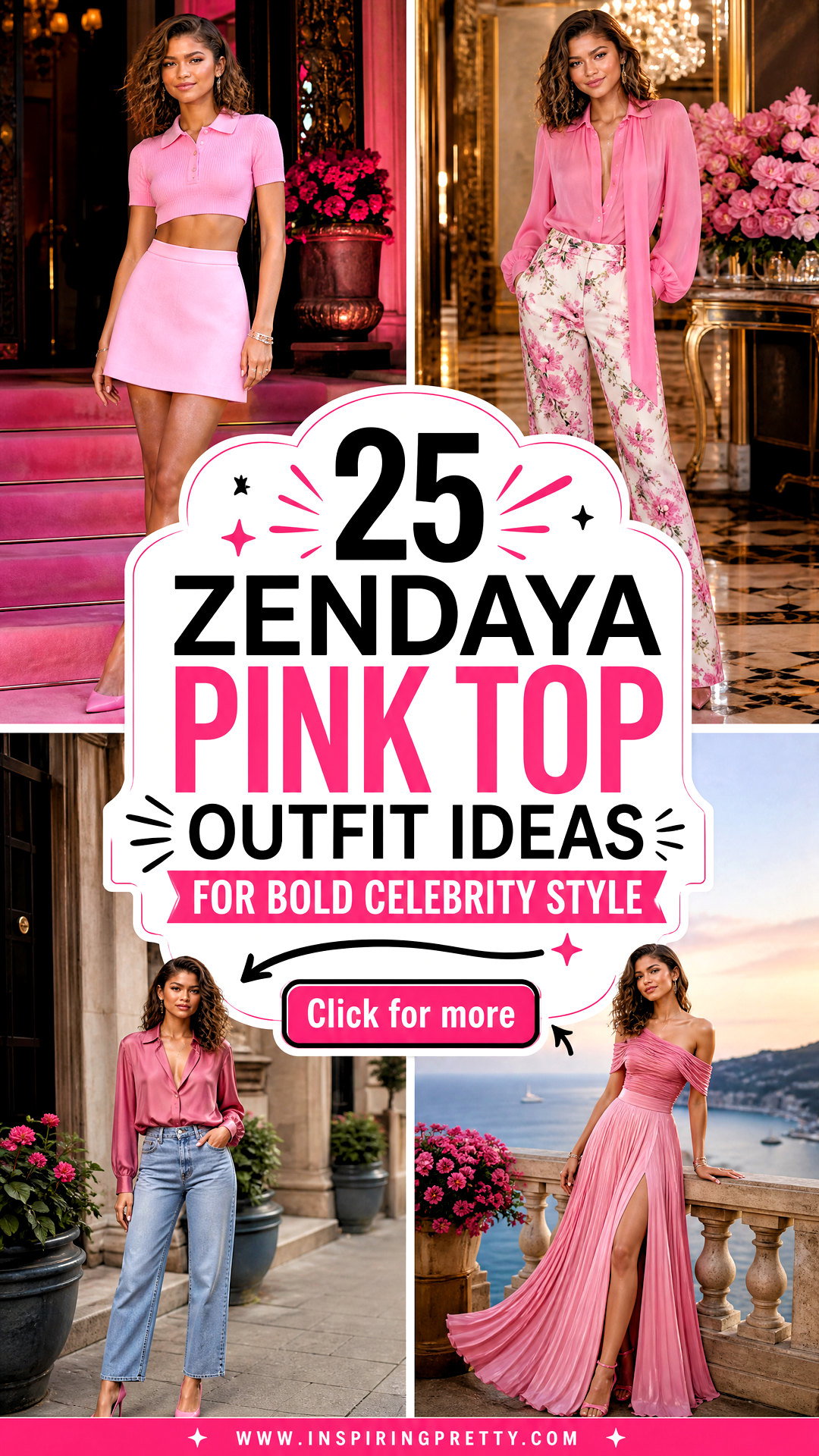 25 Zendaya Pink Top Outfit Ideas for Bold Celebrity Style - 25 Zendaya Pink Top Outfit Ideas for Bold Celebrity Style